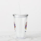 Groovy 70er Bachelorette Boogie Babe ID929 Acryltrinkbecher (Links)