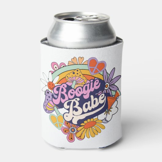 Groovy 70er Bachelorette Boogie Babe ID929 Dosenkühler (Kanne Vorderseite)
