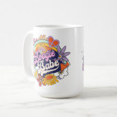 Groovy 70er Bachelorette Boogie Babe ID929 Kaffeetasse (Vorderseite Links)