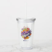 Groovy 70er Bachelorette Boogie Bride ID929 Acryltrinkbecher (Vorderseite)