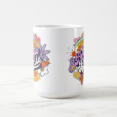 Groovy 70er Bachelorette Boogie Bride ID929 Kaffeetasse (Mittel)