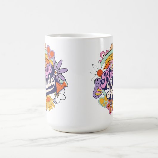 Groovy 70er Bachelorette Boogie Bride ID929 Kaffeetasse (Mittel)