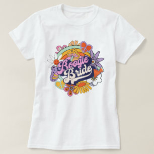 Groovy 70er Bachelorette Boogie Bride ID929 T-Shirt
