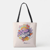 Groovy 70er Bachelorette Boogie Bride ID929 Tasche (Rückseite)