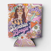 Groovy 70er Bachelorette Last Bachin' Boogie ID929 Dosenkühler (Vorderseite)