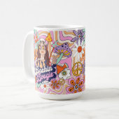 Groovy 70er Bachelorette Last Bachin' Boogie ID929 Kaffeetasse (Vorderseite Links)