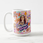 Groovy 70er Bachelorette Last Bachin' Boogie ID929 Kaffeetasse (Links)
