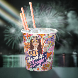 Groovy 70er Bachelorette Last Bachin' Boogie ID929 Pappbecher