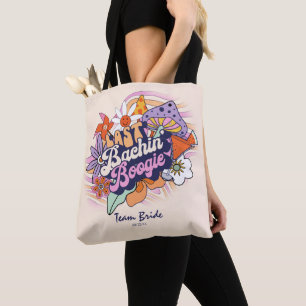 Groovy 70er Bachelorette Team Bride ID929 Tasche