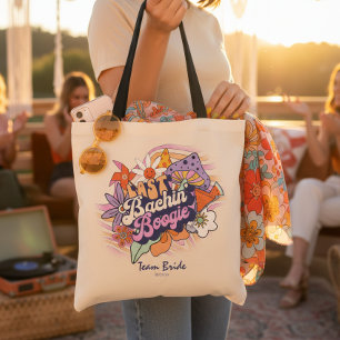Groovy 70er Bachelorette Team Bride ID929 Tasche