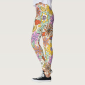 Groovy 70er Blume Power ID929 Leggings (Links)