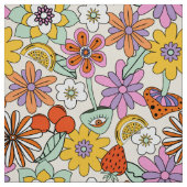 Groovy 70er Blume Power ID929 Stoff (Muster)