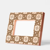 Groovy 70er Daisy Flower Power Muster Geätzte Rahmen (Links)