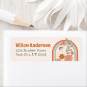 Groovy 70er Hippie Baby Duwer Address Labels (Insitu)