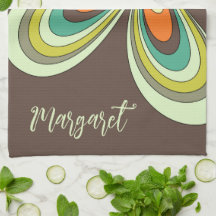 Groovy 70er Hippie Blume Brown Retro Daisy Name