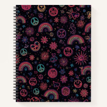 Groovy 70er Jahre Psychedelic Becher | Smiley-Gesi