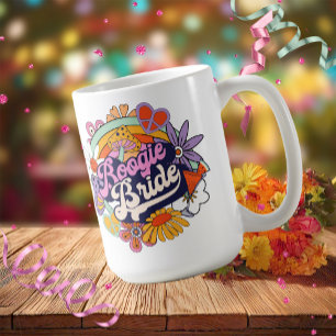 Groovy 70er Junggesellinnen-Abschied Boogie Braut  Kaffeetasse