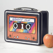 Groovy 70er-Mixtape Metall Brotdose (Beispiel)