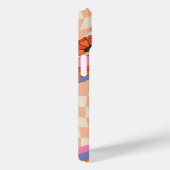 Groovy 70er Mushroom Blume Personalisiert Peach Case-Mate iPhone Hülle (Rückseite / Rechts)