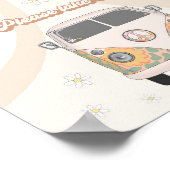 Groovy 70er Retro-Favoriten-Zeichen Poster (Ecke)