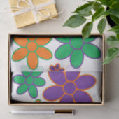 Groovy 70er Style Blume Tissue Paper Seidenpapier (Geschenk)