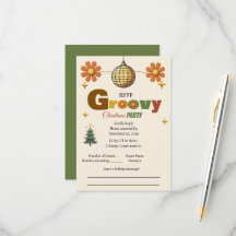 Groovy 70er Weihnachtsfeier