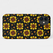 Groovy 70s Daisy Flower Power Pattern Case-Mate iPhone Hülle (Rückseite (Horizontal))