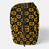 Groovy 70s Daisy Flower Power Pattern Waschbeutel (Rechts)