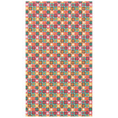 Groovy 70s Retro Flower Pattern | Bold Boho Floral Tischdecke (Vorderseite)