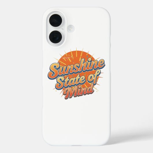 Groovy 70s Style Summer Sunset Case-Mate iPhone Hülle (Rückseite)