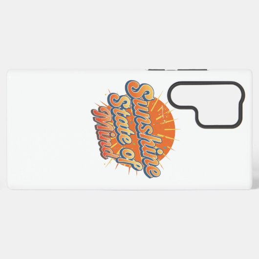 Groovy 70s Style Summer Sunset Samsung Galaxy Hülle (Rückseite (Horizontal))