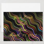 Groovy 70's Wavy Hippie Psychedelic (Vorne/Hinten)