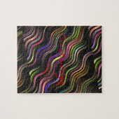 Groovy 70's Wavy Hippie Psychedelic Puzzle (Horizontal)