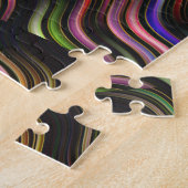 Groovy 70's Wavy Hippie Psychedelic Puzzle (Seite)