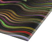 Groovy 70's Wavy Hippie Psychedelic Schneidebrett (Ecke)