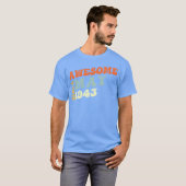 Groovy 80 Years Old Awesome Since May 1943 80th fr T-Shirt (Vorne ganz)