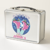 Groovy 80er Style Roller Skate Metal Lunchbox (Vorderseite)