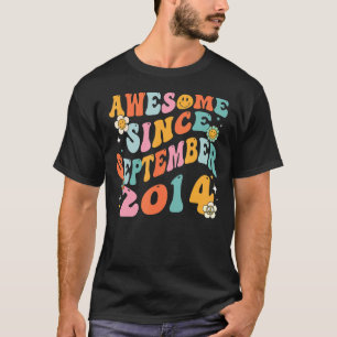Groovy 8. Geburtstag Phantastisch seit September 2 T-Shirt