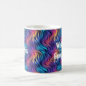 Groovy 90er Multicolor Boho Stil   Kaffeetasse (Mittel)
