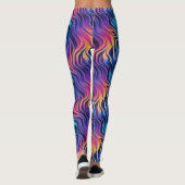 Groovy 90er Style Multicolor Boho Leggings (Rückseite)