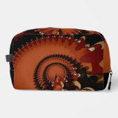 Groovy Abstrakt Earthy Colors Waschbeutel (Vorderseite)