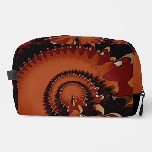 Groovy Abstrakt Earthy Colors Waschbeutel (Vorderseite)