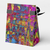 Groovy Abstrakt Geschenkschachtel (Rückseite)