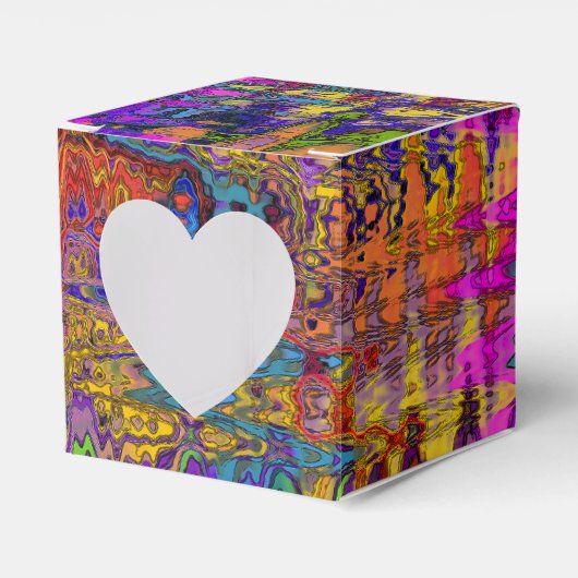 Groovy Abstrakt Geschenkschachtel (Vorderseite)