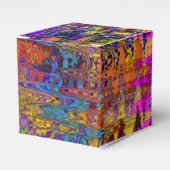 Groovy Abstrakt Geschenkschachtel (Vorderseite)