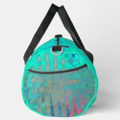 Groovy Abstrakt Retro Rainbow AtomWaves Duffle Bag (Rechts)