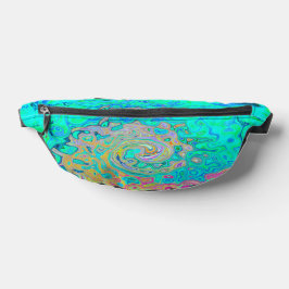 Groovy Abstrakt Retro Rainbow Liquid Swirl Bauchtasche