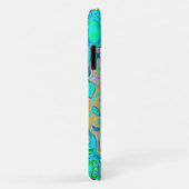 Groovy Abstrakt Retro Rainbow Liquid Swirl Case-Mate iPhone Hülle (Hinten/Rechts)