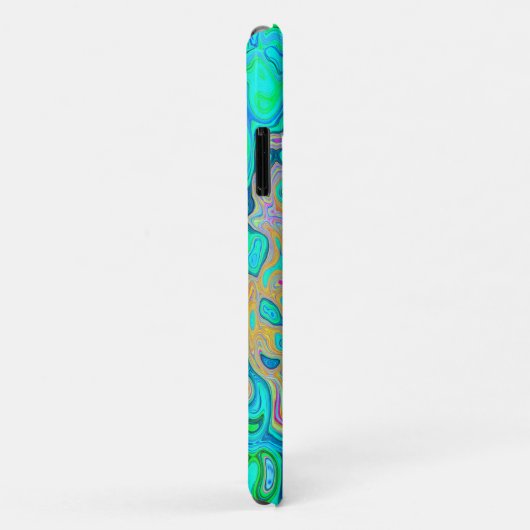 Groovy Abstrakt Retro Rainbow Liquid Swirl Case-Mate iPhone Hülle (Hinten/Rechts)