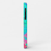 Groovy Abstrakt Retro Rainbow Liquid Swirl Case-Mate iPhone Hülle (Hinten/Links)